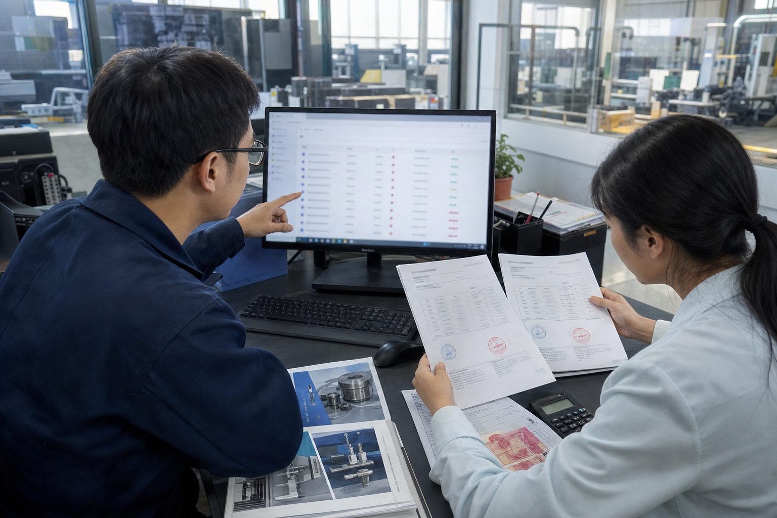 制造企业团队核对报价版本并整理AI知识库文档状态