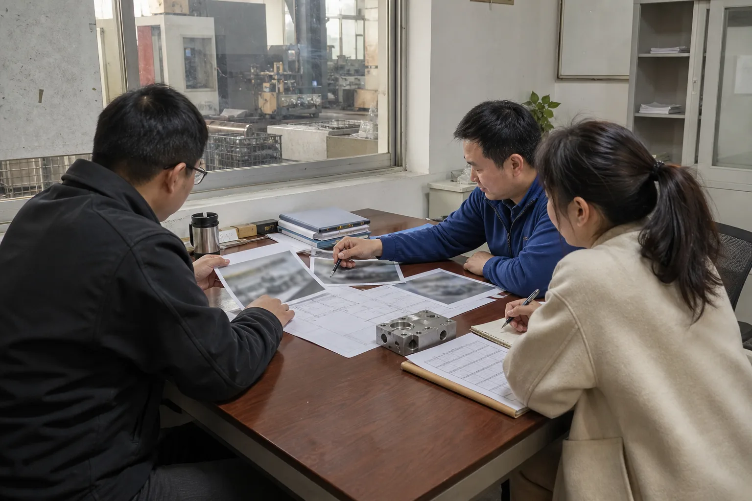 制造业案例页资料核对现场