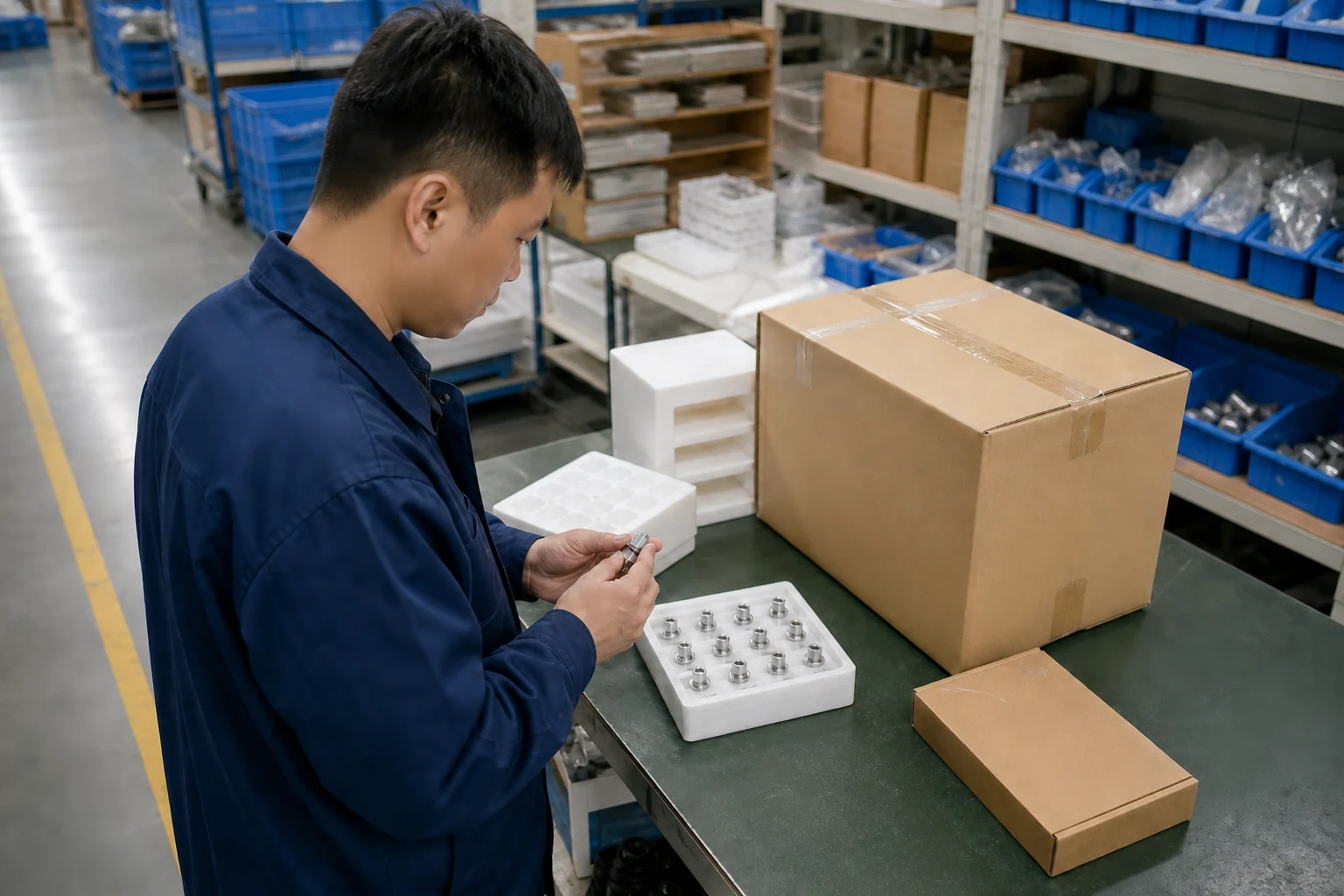 工业品试单与量产数量评审现场