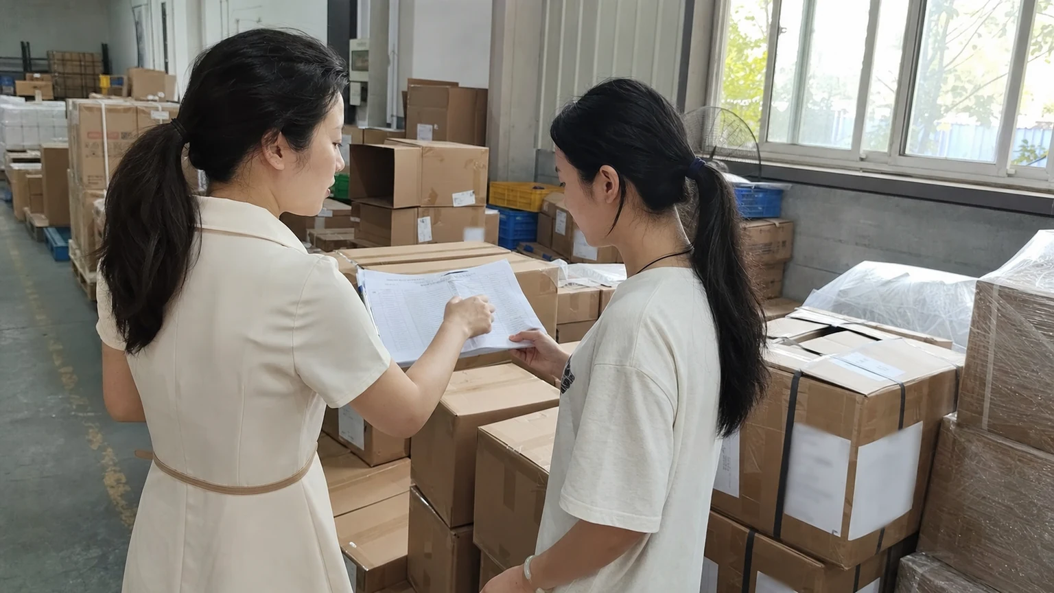 记录拼箱代工装运前货物与单证交接
