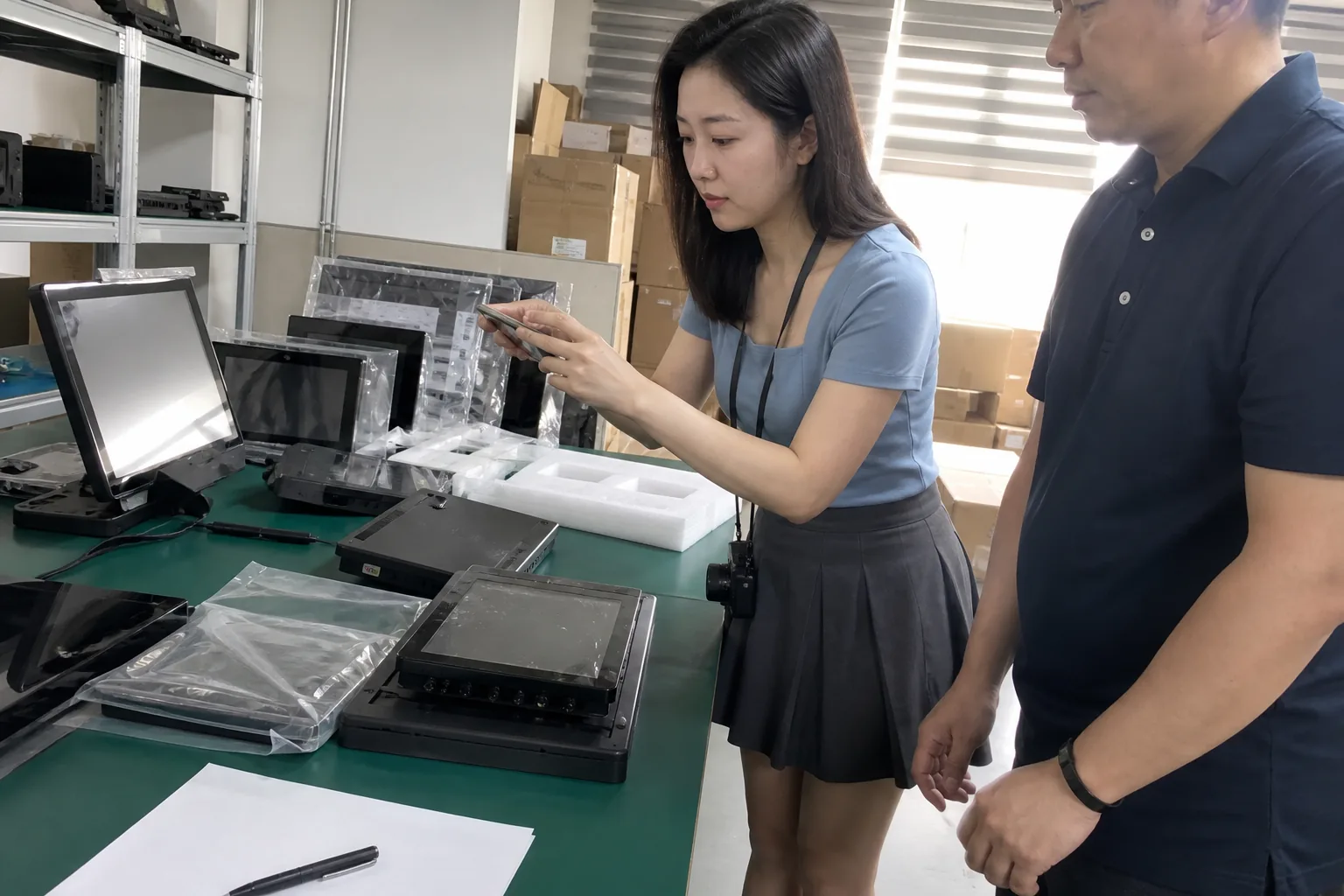 定制显示屏库存版本与装箱核对