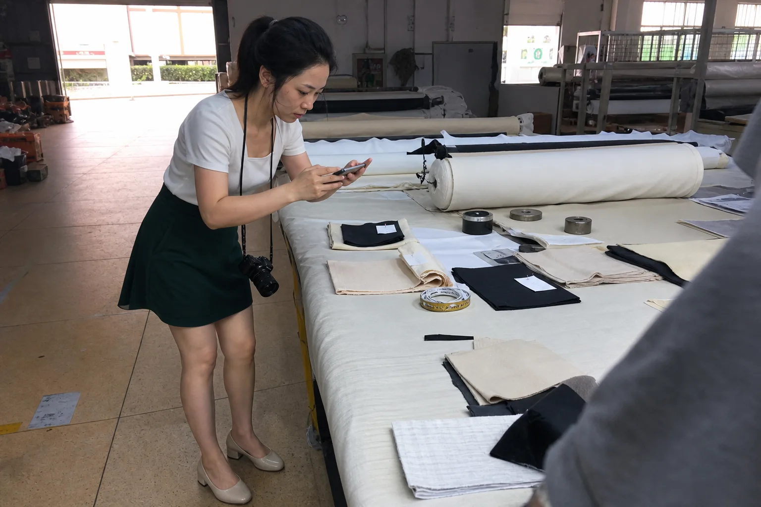 定型外协布样与批次验收核对