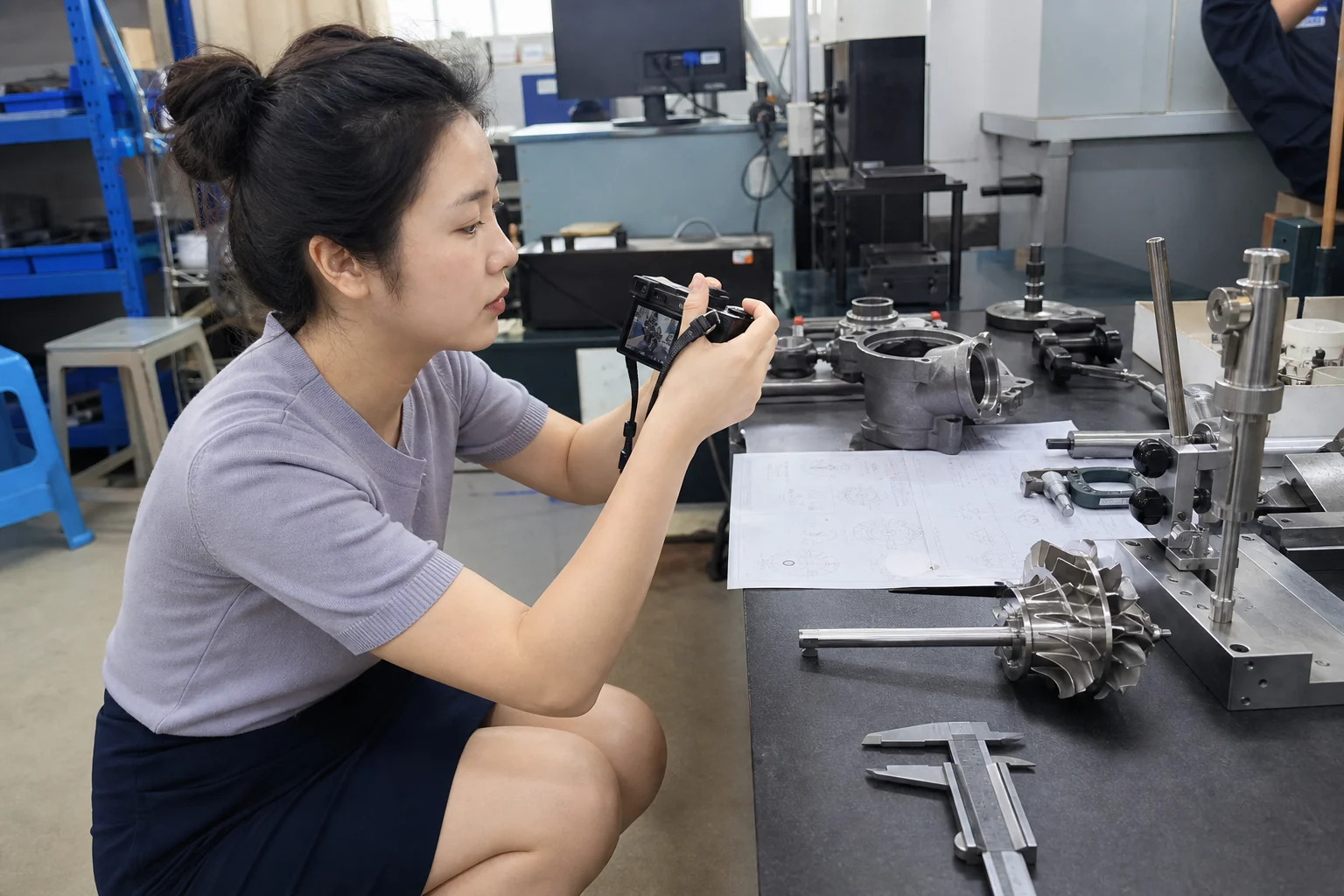 涡轮增压零件定位与工装版本核对