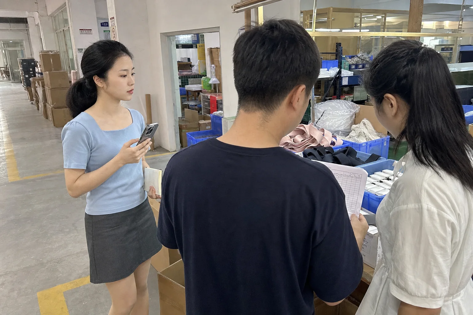 瑜伽用品辅料小批交付核对