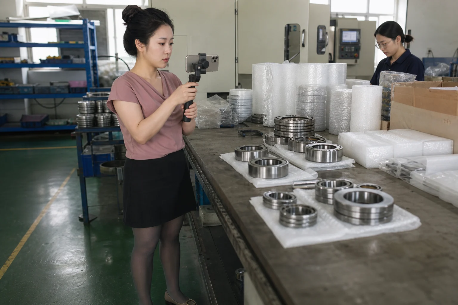 记录轴承批次与出口防护条件核对
