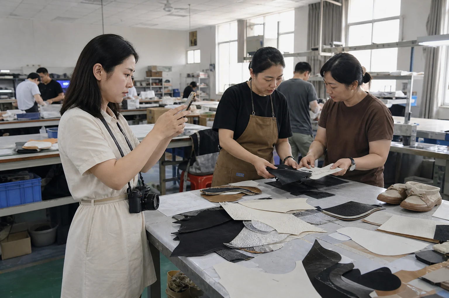鞋面加工样品转批量前应冻结材料工艺与验收版本