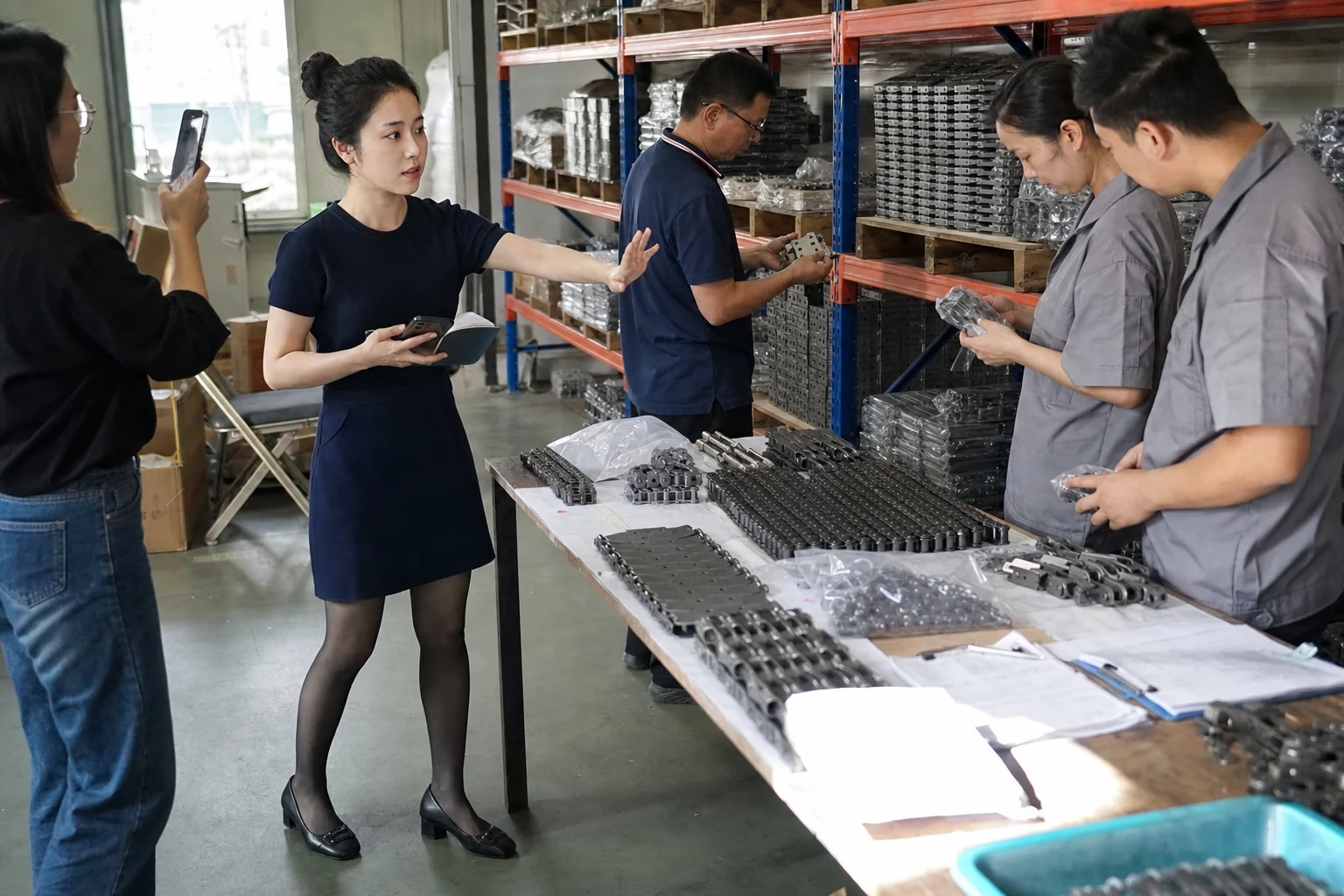 链板线代工放行应对应验收记录与待发实物